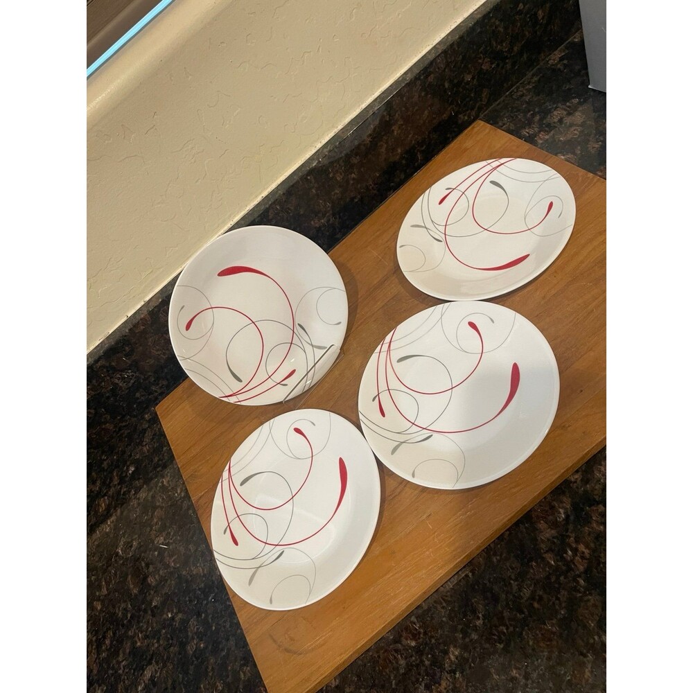 4 Corelle Vitrelle Splendor salad plates